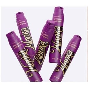 Hismile x Wonka Chocolate Toothpaste 2.1oz Limited Edition Fluoride 2 Pack NEW